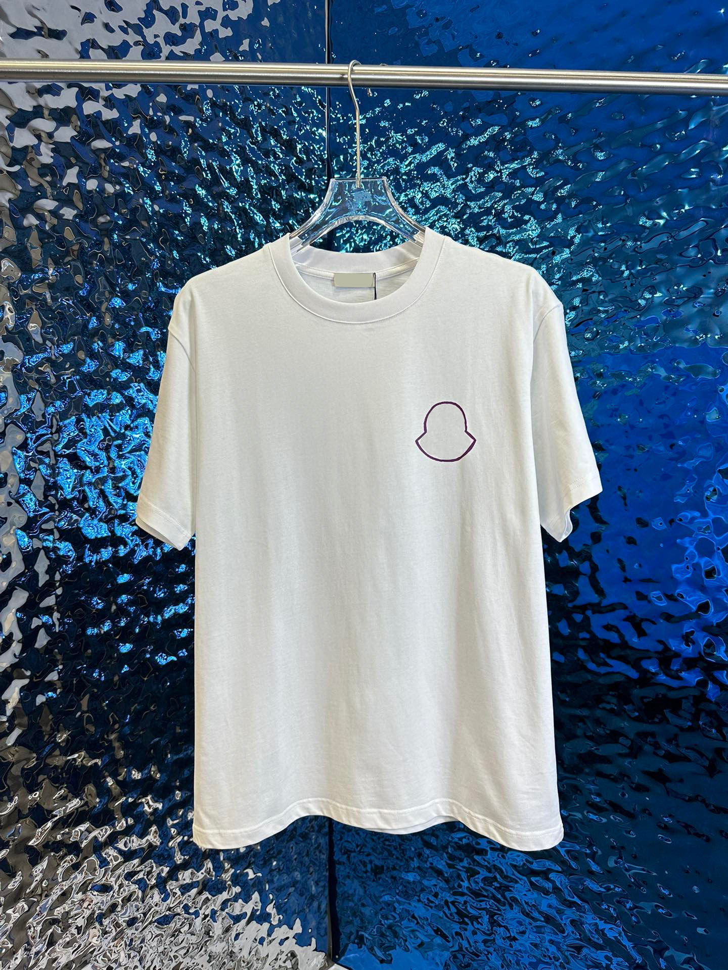 

Men's Plus Tees & Polos Round neck embroidered and printed polar style summer wear with street pure cotton e1q