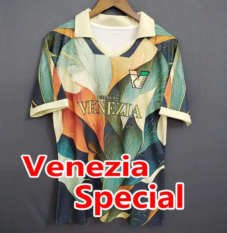 

22 23 Venezia FC soccer jerseys Special edition new 2022 2023 BUSIO BUSIO short sleeve tops tee shirts CUISANCE TESSMANN fashion t-shirts men top mykit
