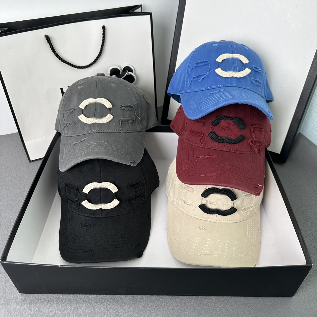 

Luxurys Desingers C-Letter Baseball Cap Woman Caps Manempty embroidery Sun Hats Fashion Leisure Design Block Hat 5 Colors Embroidered Washed Sunscreen pretty