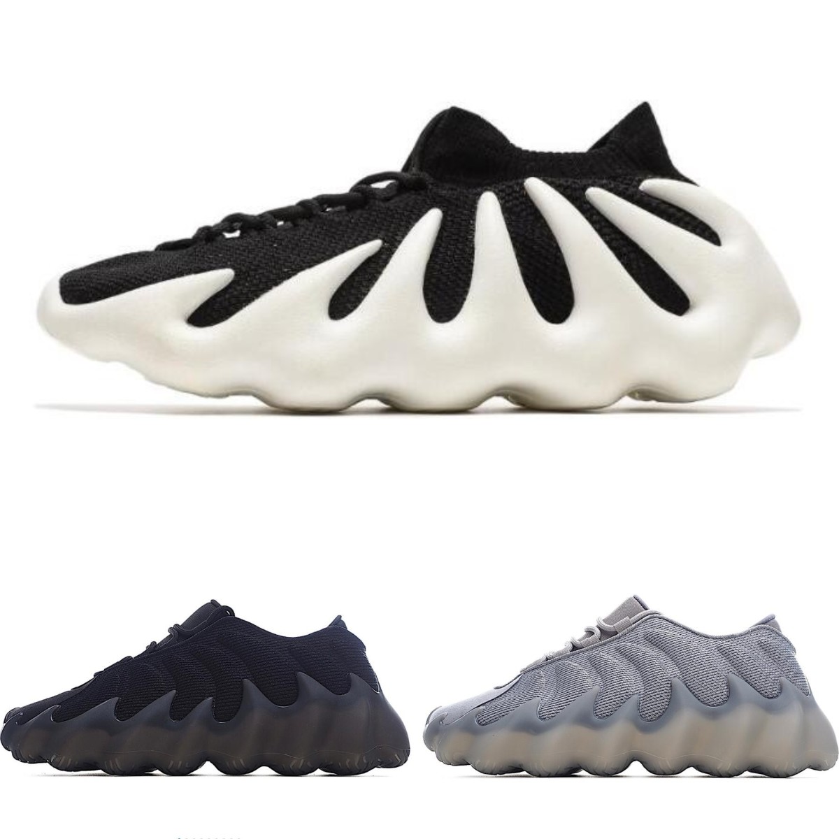 Kanyes 450 men women running shoes Dark Slate Cloud White Resin grey mens womens trainers sports sneakers Triple Grey Beige Oreo Designer
