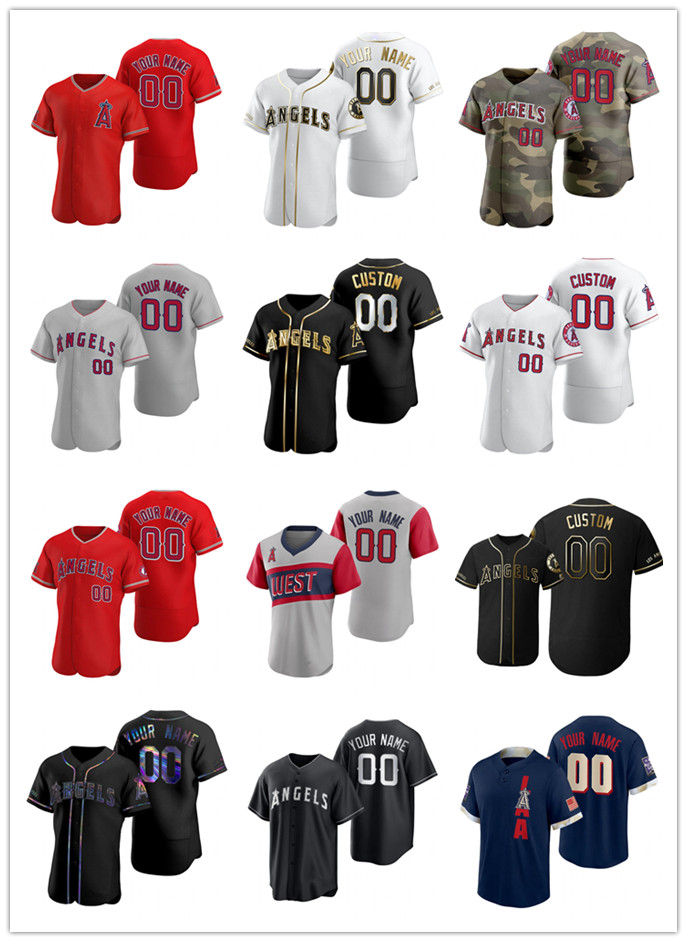 

Baseball Jersey S-3XL Custom Los Angeles''Angels''MEN WOMEN YOUTH 2023 Alternate City Connect, 10