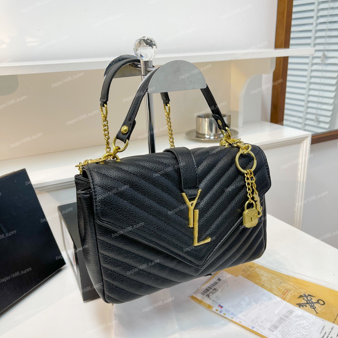 

More colors Luxurys designers Fashion Flap bags womens quilted shoulder bag YSLity Gold Chain leather crossbody purses louise Purse vutton Crossbody viuton Bag, Extra fee (are not sold separat)