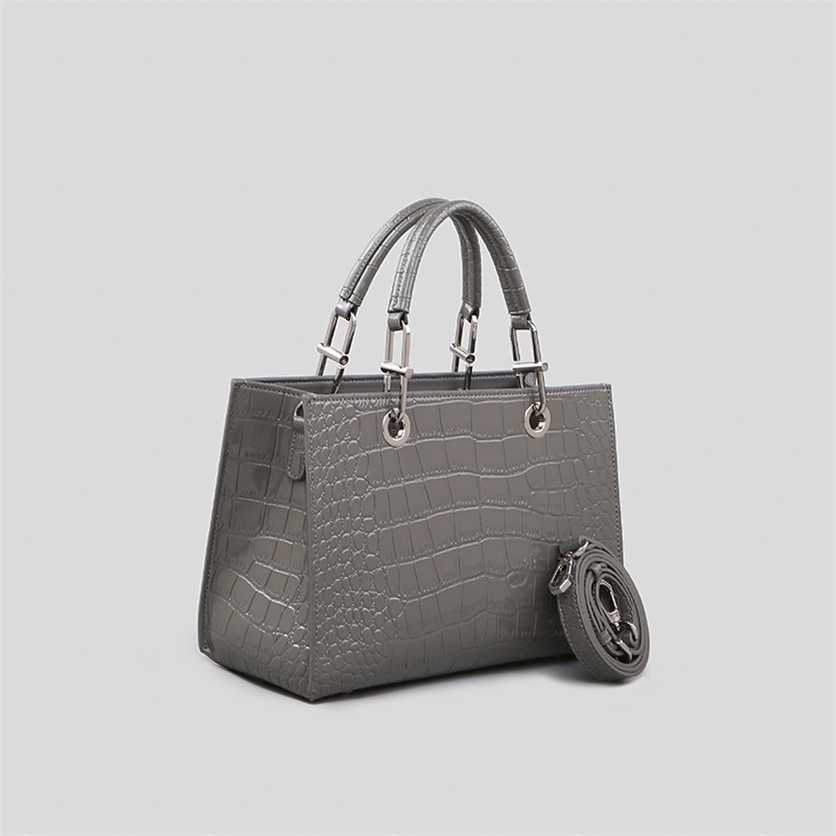 

New Arrival Women Bags Fashion women's leather large capacity Tote versatile single shoulder messenger bag women 66%off Crossbody Bag Designer Handbags, Grey