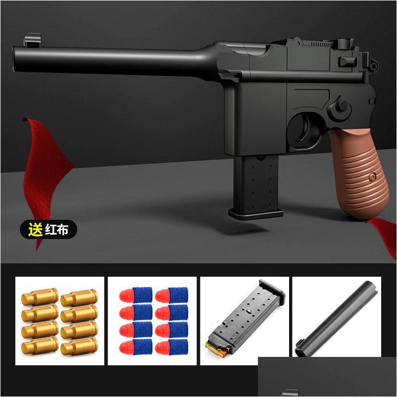 

Gun Toys Mauser Toy Guns Pistol Manual Eva Foam Darts Blaster Revoer Plastic Launcher For Kids Adts Boys Birthday Gifts Drop Delivery Dhofn
