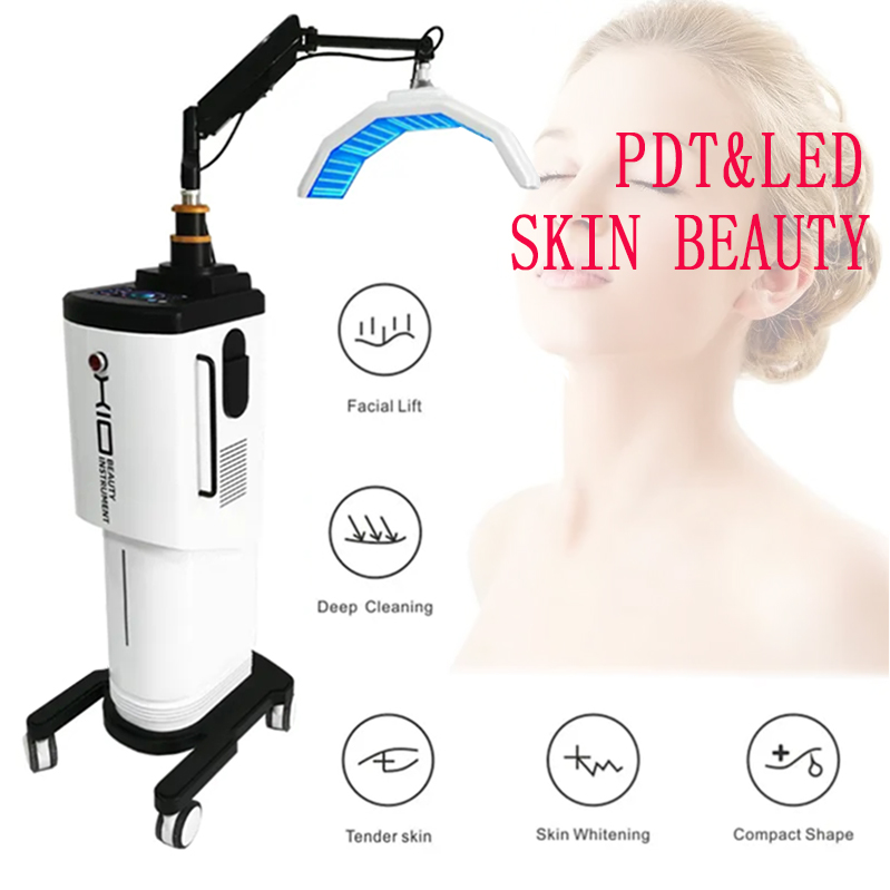 7 Colors Beauty Salon Use Stand PDT Machine LED For Skin Care Rejuvenation Whitening face mask Bio Light Therapy Photon Skin Treatment Professional