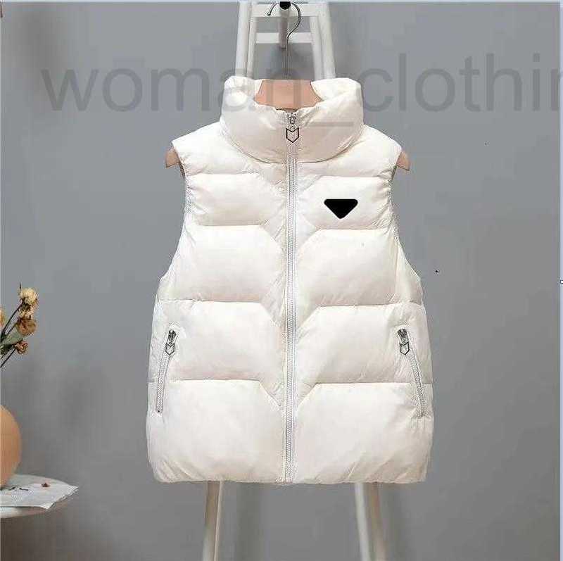 

designer 2023 Womens Vests Puffy Jacket Sleeveless Woman Jackets Designer Coat Matte Slim Outwears Coats -2XL VUV4, Beige