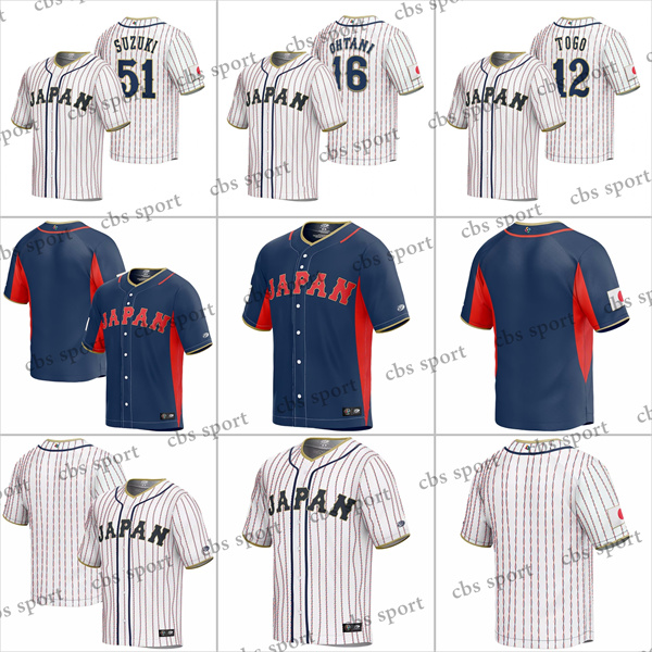 

Team Custom 16 Shohei Ohtani Japan Jersey 2023 World Baseball Classic Jerseys Wbc Yu Darvish Seiya Suzuki Roki Sasaki Oshinobu Yamamoto Shot, Navy mens s-3xl