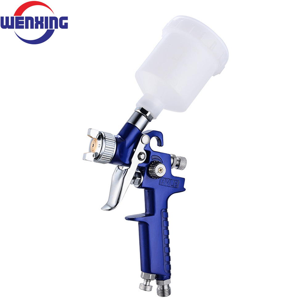 

Spray Guns WENXING 0.8mm/1.0mm Nozzle H-2000 Professional HVLP Mini Paint Airbrush For Painting Car Aerograph Pneumatic 230223