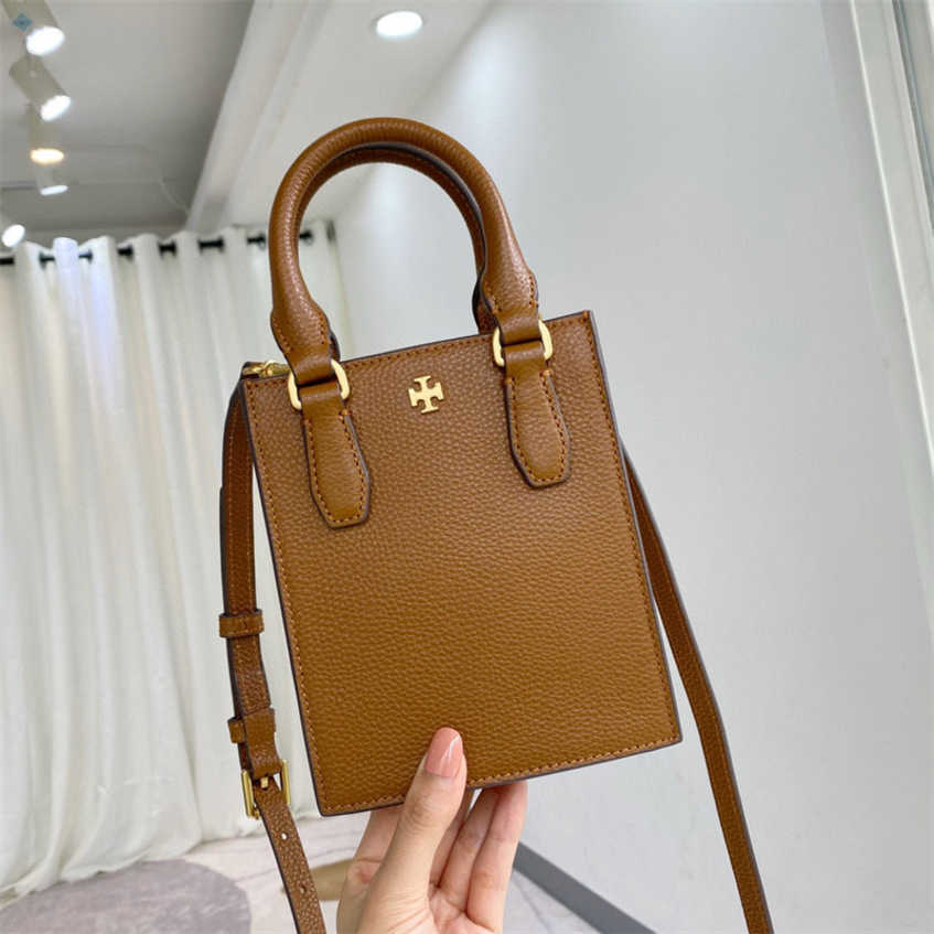 

2023 New Shoulder Bags 59%off mini Tote leather single shoulder messenger women's bag Lady Casual Cross-Body Handbags Fasctory sale, Black