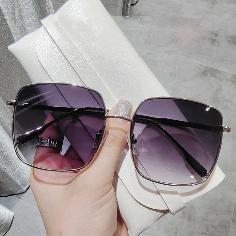 

Sunglasses KAMMPT Oversize Vintage Square Women's Sunglasses 2022 Fashion Female Eyewear Luxury Trendy Brand Design UV400 Shades for Ladies G230214