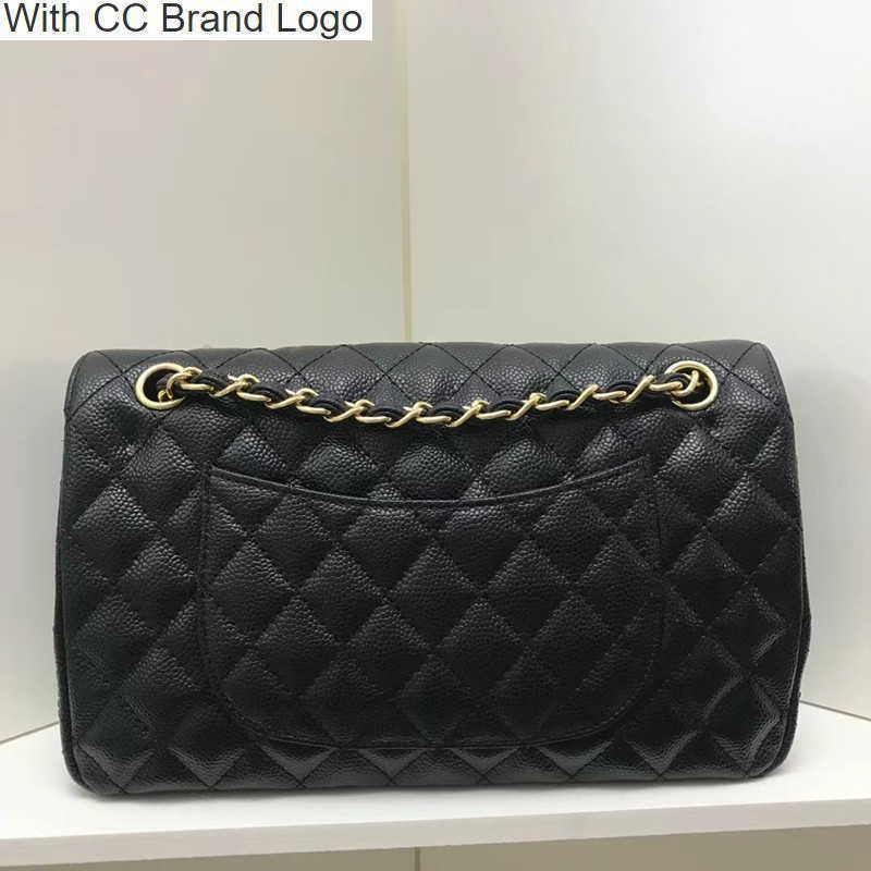 

CC Shoulder Bags 5A top designer handmade luxury ladies Crossbody bag 25.5CM shoulder armpit classic caviar leather fashion brand bag chain imitation original w
