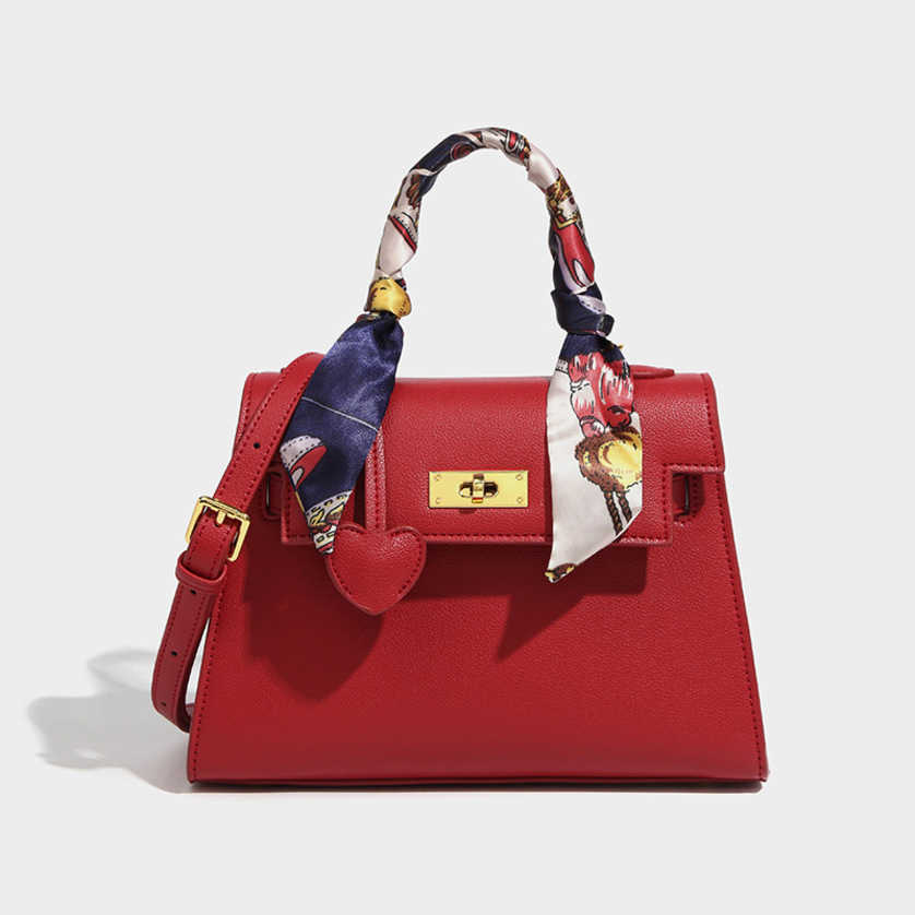 

Fashion Shoulder Bags Women High Quality Red Women's single-shoulder messenger Versatile bag Outdoor Travel Handbags 49%off