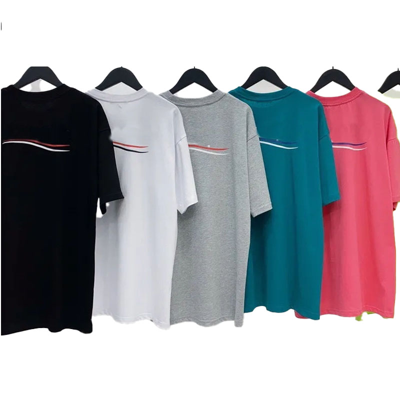 

Famous Mens High Quality T Shirt Letter Print Round Neck Short Sleeve Black White Fashion Men Women Tees Matching T-shirt Summer sweat-wicking clothing M-5XL, Green