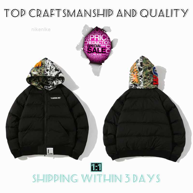 

Top Craftsmanship Mens Jackets Shark Mens Star Spots Designers Coat Varsity Co-branding Stylist Cotton Clothes Military Style Camouflage Jacket Baseball WearJ5GW, No.2