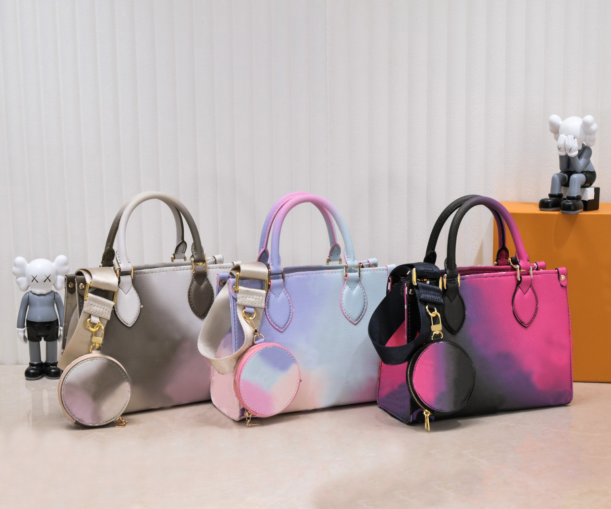 

Classic designer women's handbag brand luxury shoulder bag multi-color 2022 fashion letters portable AAAAA HH59856, 59856/black red