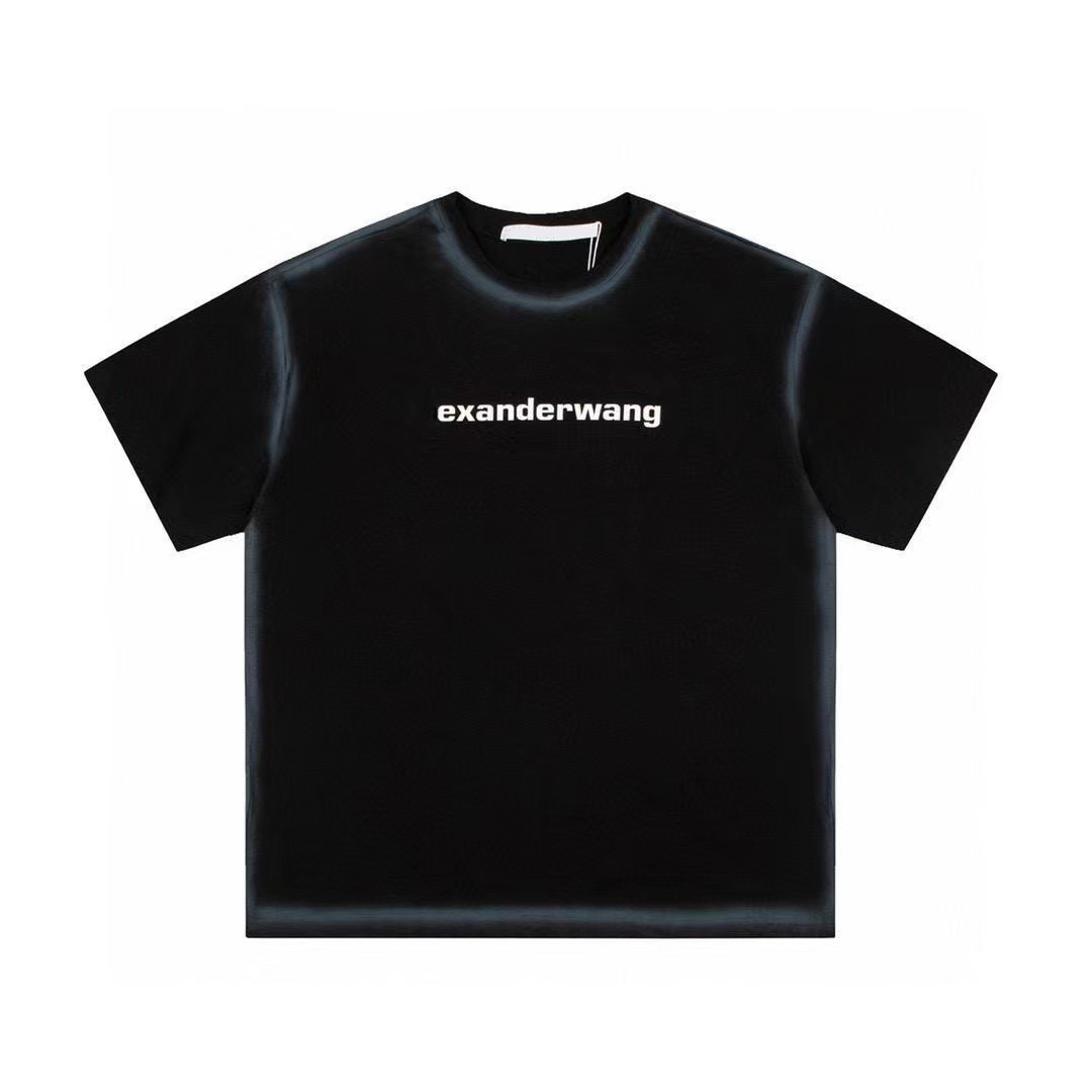 

Men's black t shirt Designer Summer Shirt Alphabet Inkjet letter-printed loose men and women lovers short-sleeved T-shirt