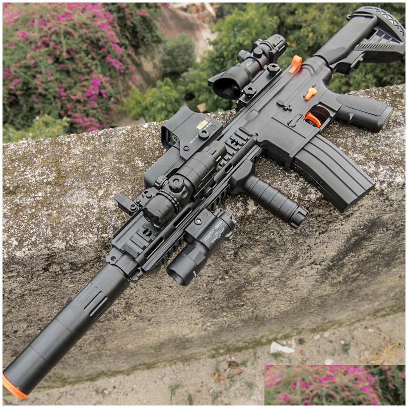 

Gun Toys Electric Manual Toy Mode 2 In 1 M416 Matic Burst Mtifunctional Water Bomb Children Drop Delivery Gifts Model Dhkrs
