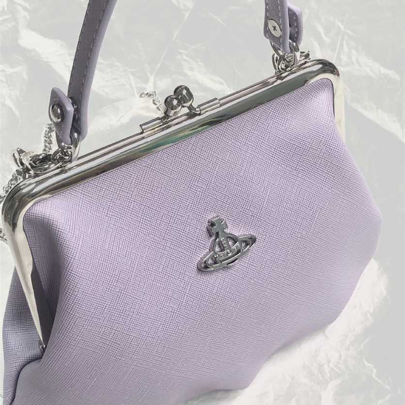 

New Arrival Women Bags Fashion Bag Cowhide Handbag 66%off Crossbody Bag Designer Handbags, Cream taro purple
