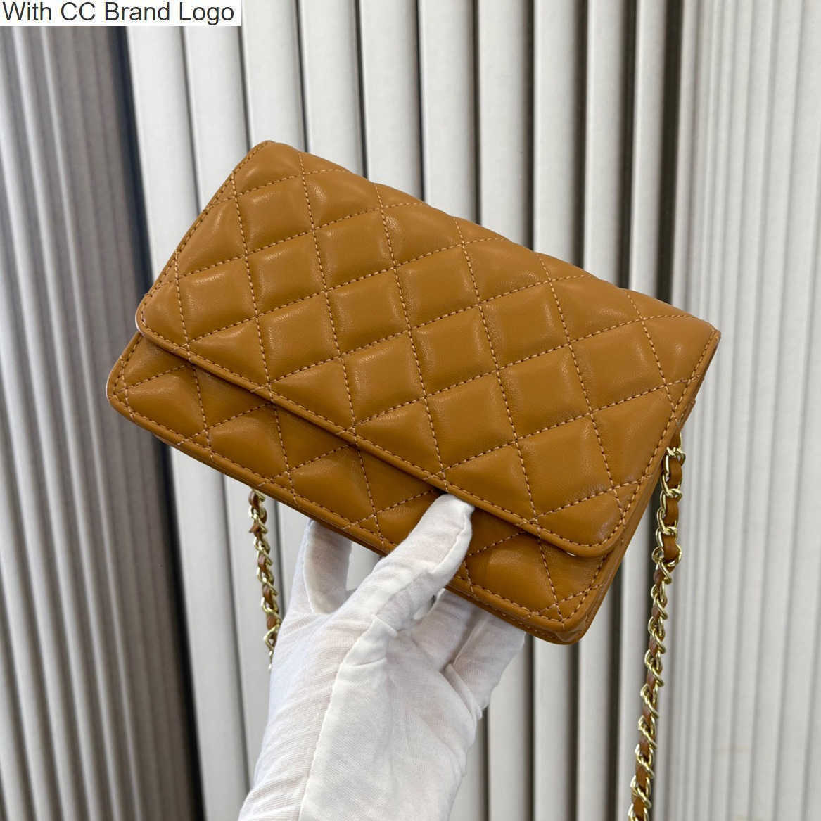 

CC Cross Body Women Classic Lambskin Wallets Designer Bags Multi Pochette Coins Purse Diamond Quilted Vintage Metal Hardware Chain Sacoche Trend Lady Mini Cross, Box