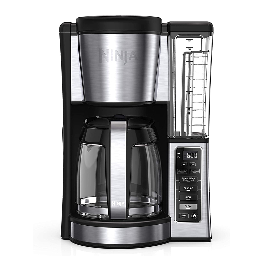 

Ninja CE251 Programmable Brewer, with 12-cup Glass Carafe, Black and Stainless Steel Coffee Makers