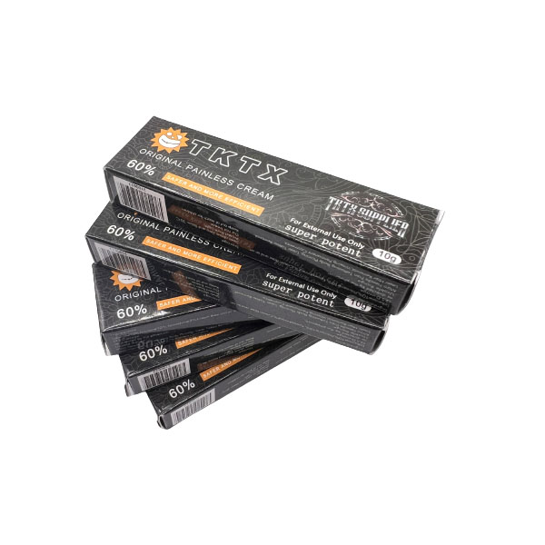 

5pcs Tattoo Numbing Cream Beauty Items Body Waxing Piercing Tattooing Cream Tattoo Supplies Black 60%