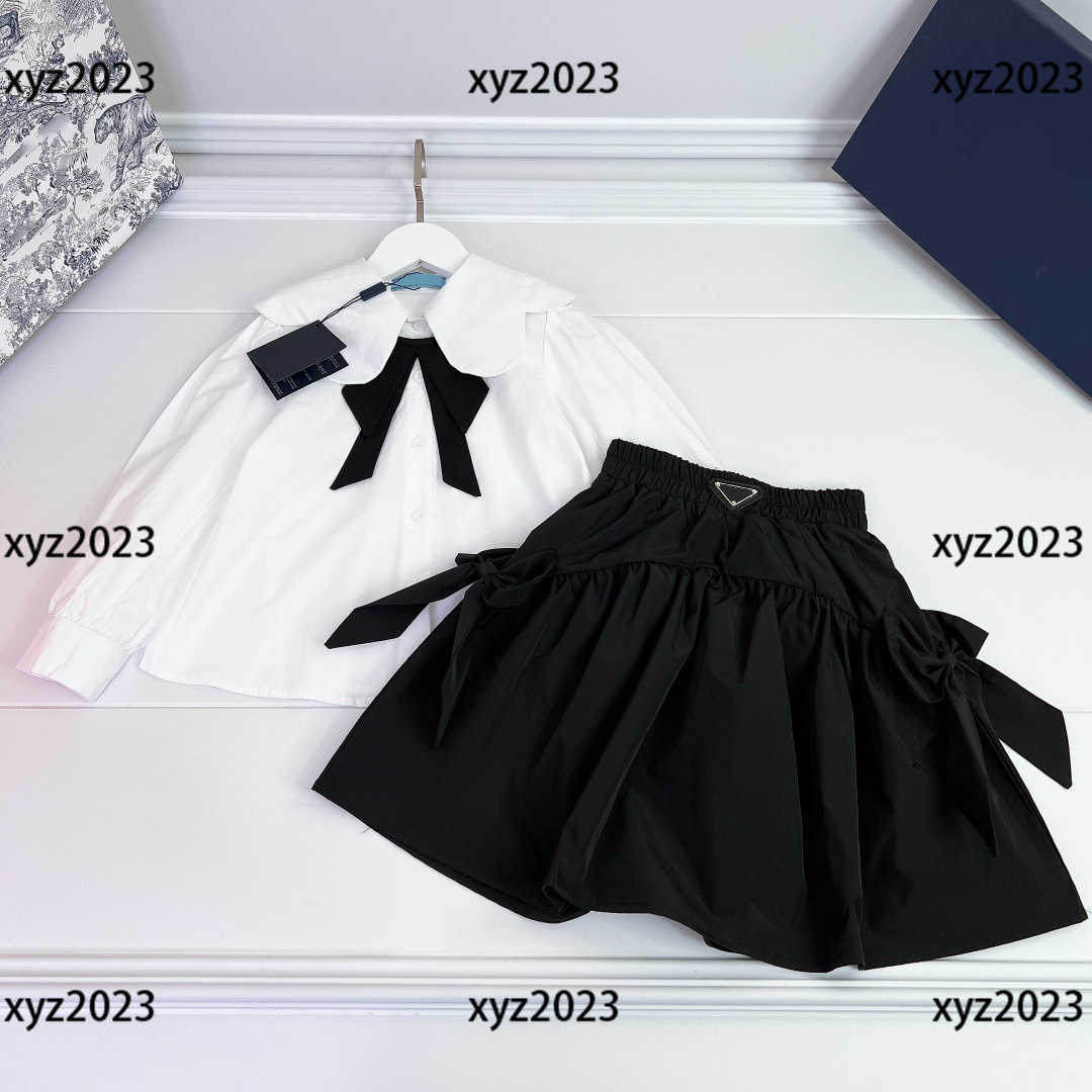 

KIds Clothes Child Sets Baby 2pcs Summer Petal collar shirt and cotton skirt Tracksuit outdoor SIZE -160 CM Feb21, Multi