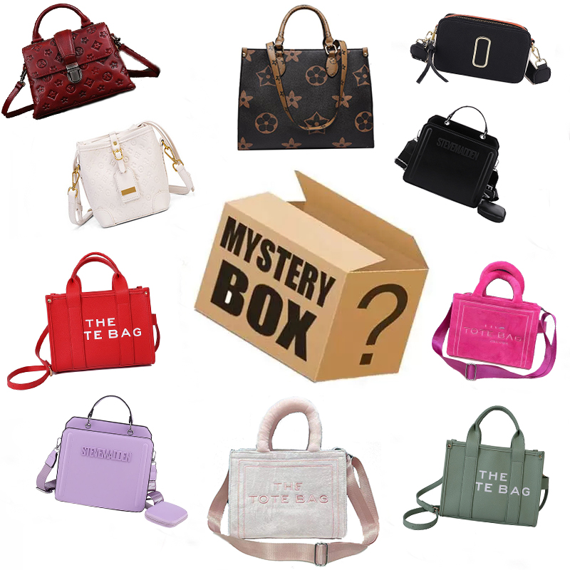 

Mystery Box Women Shoulder Bag Blind Boxes Random Bag Handbags Purses Wallet Backpack Tote Birthday Surprise Thanksgiving Day Lucky Favors More Gifts