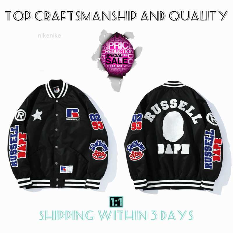 

Top Craftsmanship Mens Jackets Shark Mens Star Spots Designers Coat Varsity Co-branding Stylist Storm Ghosts Military Style Camouflage Jacket Baseball Wearkro75, No.15