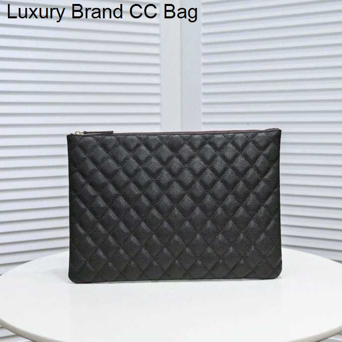 

CC Wallets wallet luxury designer wallet small purse clutch card holder credit wallets women classic black quilted fashion genuine leather purses coin Pickup cl, Empty box only