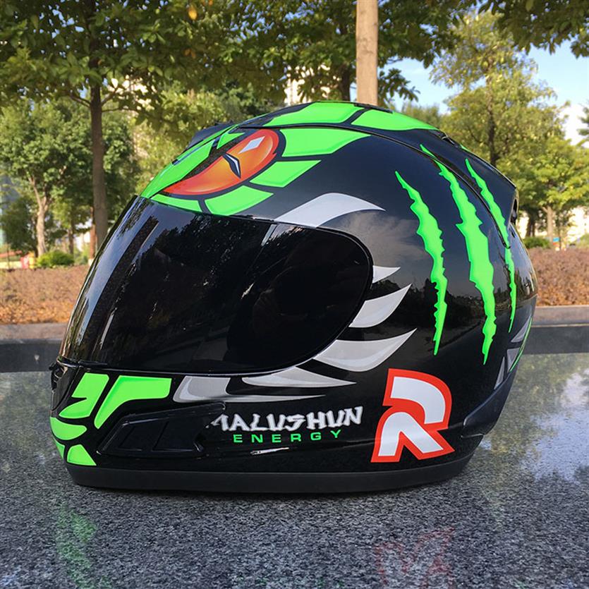 

Malushun Motorcycle Helmet Jorge Lorenzo full face helmet motoGP racing helmet moto casco motociclistas Casque De Moto DOT277a, Options color