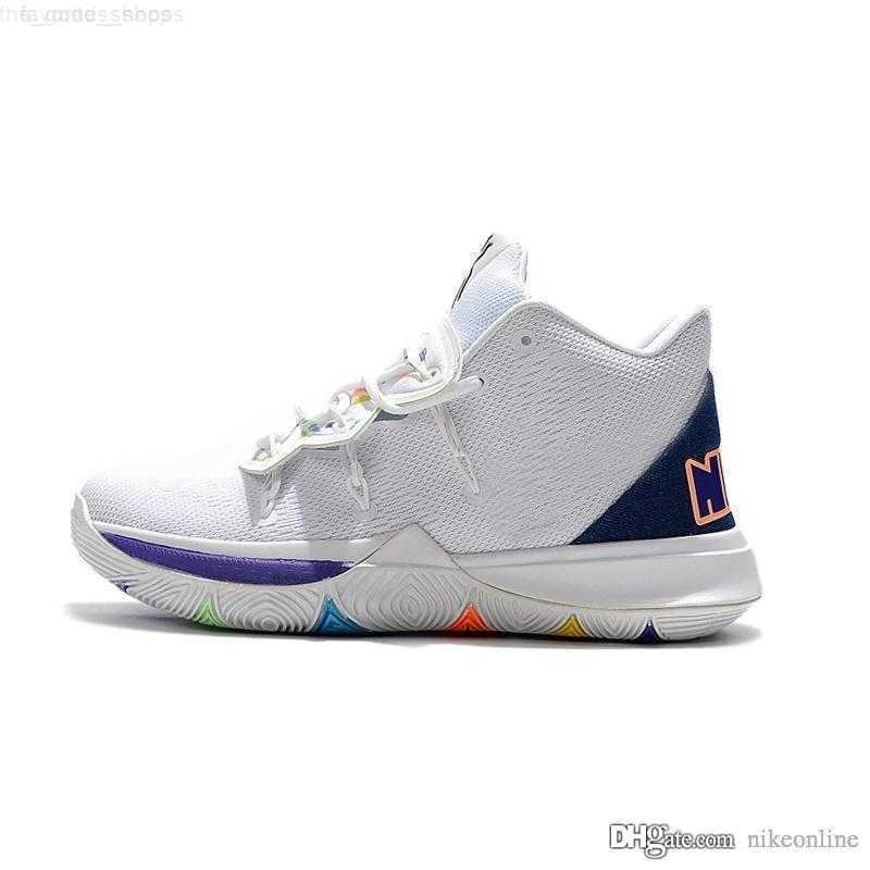 

Mens Irving Kyrie 5 v basketball shoes Squidward Patrick Blue Pink Yellow White Black Purple Oreo Easter Christmas sneakers tennis with box