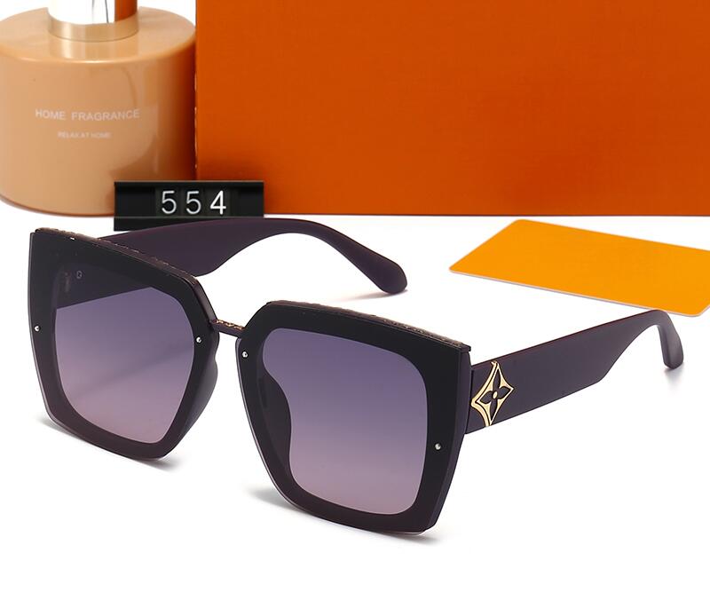 

2023 Newest Fashion Classic Round Sunglasses Eyewear Sun Glasses 554 Designer Brand Black Metal Frame Dark luxury Glass Lenses For Mens Womens Better Brown Cases
