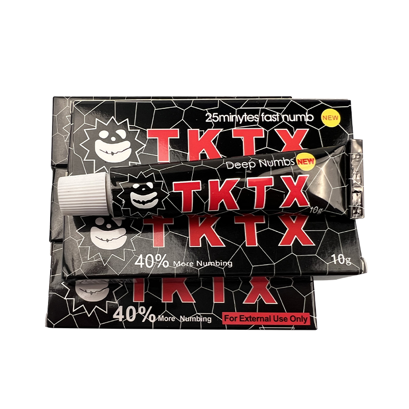 

5pcs Tattoo Numbing Cream Beauty Items Body Waxing Piercing Tattooing Cream Tattoo Supplies Black 40%