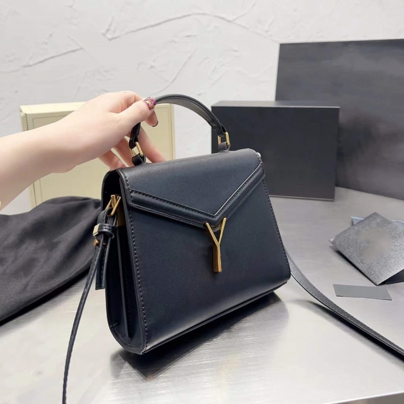 

Mini Cassandra Bags designer bags luxury handbag shoulder tote bag Plain Leather envelope crossbody purse handbags Woman 5A Quality, Black(gold hardware)