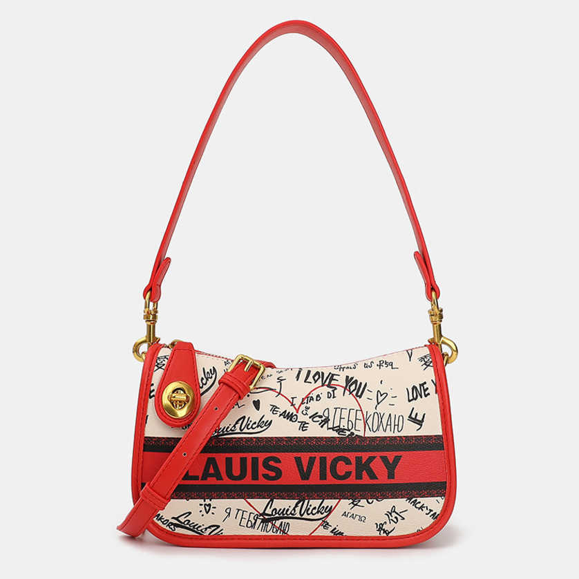 

Fashion Shoulder Bags Women High Quality Women's leather versatile one-shoulder crossbody bag Outdoor Travel Handbags 49%off, Red