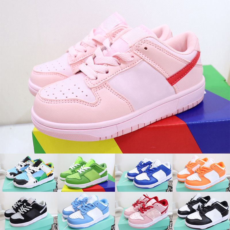 kids shoes baby sb low dunke sneakers designer trainers shoe retro black kid youth toddler infants First Walkers Dead Bears Pink Blue boy girl ch