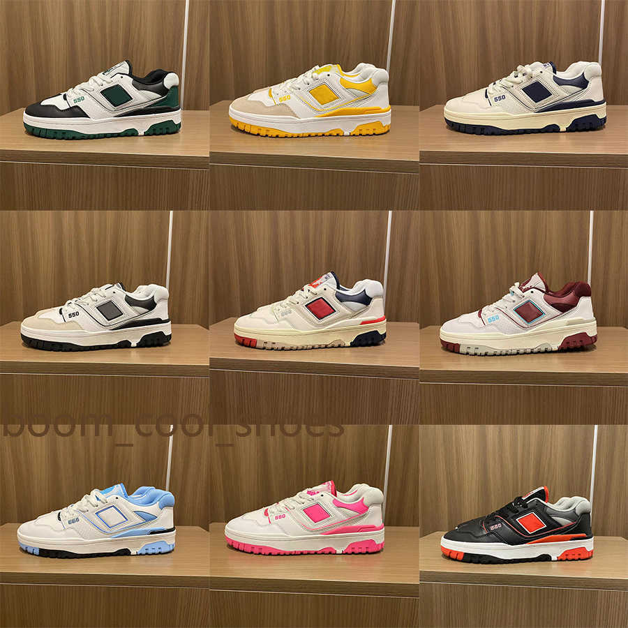 

New Casual Shoes Balance 550s B550 Sneakers Cream Navy Blue White Green Shadow Sea Salt Varsity Gold UNC Syracuse Men Women Sports Trainers Running Shoe 36-45, 25