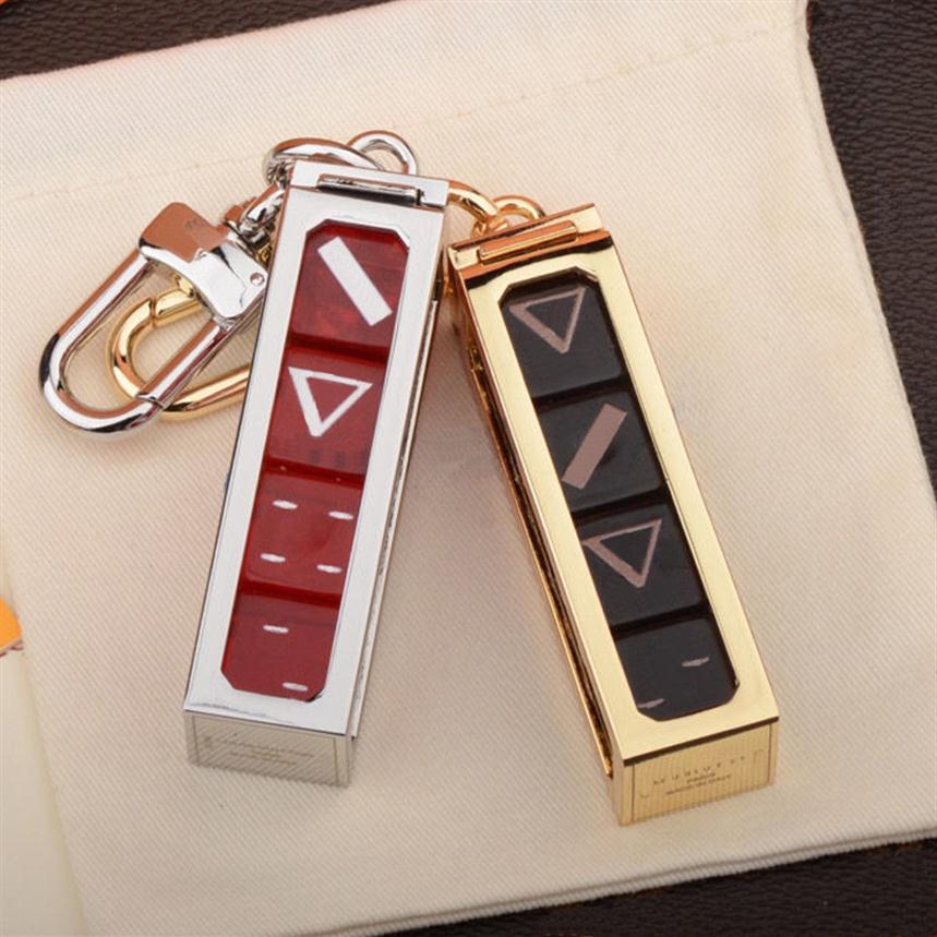 

Designer Keychains Stainless Steel Men Women Car Key chains Keyring New Design Dice Lovers Keychain Pendant Key Ring Accessories Gold S301B