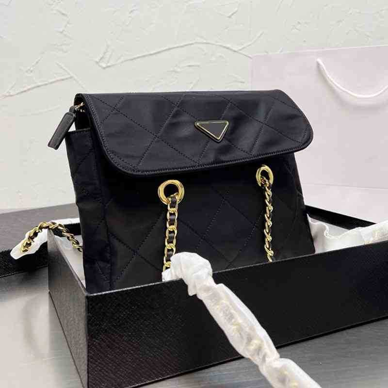 

Shoulder Bags Triangle Nylon Women Letters P Shoulder Crossbody Backpack Bag Clutch Black Purse Men Large Capacity Shopping Classics Schoolbag Travel Handbags