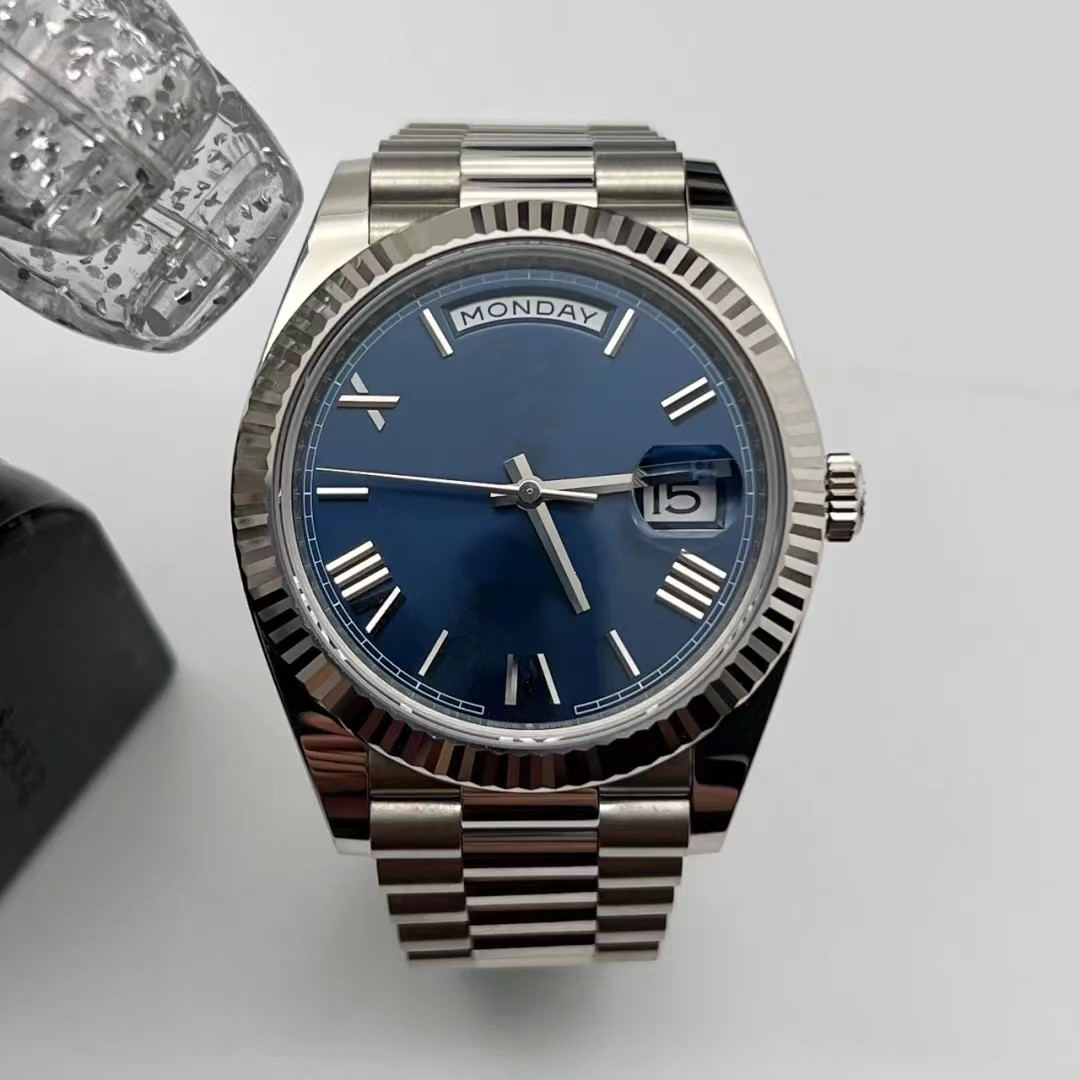 

Men's watch Cal.2823 40MM waterproof 50M M228239 blue dial Roman digital mechanical automatic designer gift belt original box, Tool
