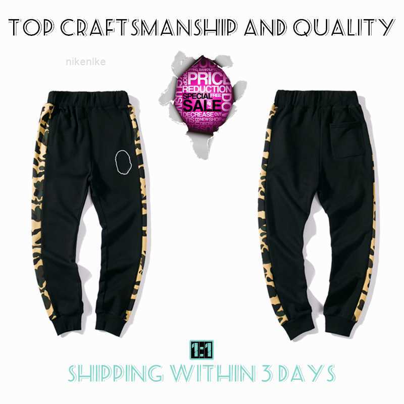 

Top Craftsmanship Mens Pants Designers Pant Men and Women Shark Trousers Apes Sweatpants Sports Joggers Cargo Tech Luminous Camouflagekyirj, No.14