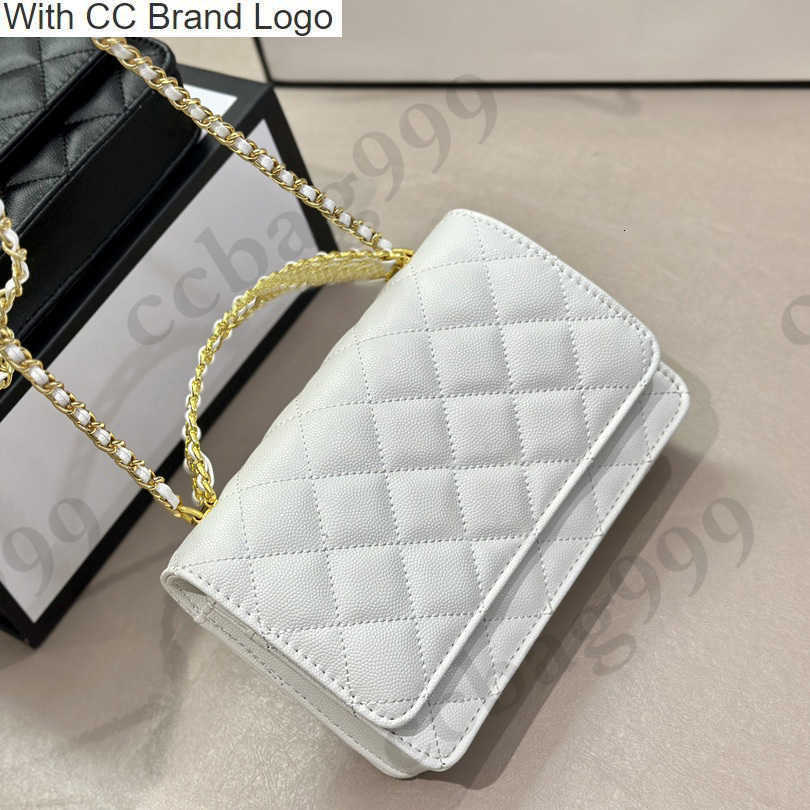 

CC Cross Body Classic Top Caviar Metal Handle WOC Totes Bags Vintage Quilted Hardware Crossbody Matelasse Chain Multi Pockets Wallets Card Holder Coins Purse Wi, Box