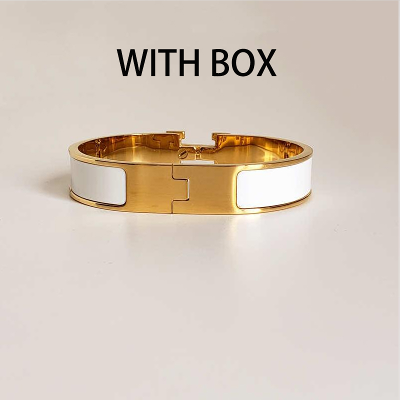 

Designer H Letter Bangle Luxury Brand Enamel Bracelets Men and Women Fashion Bracelets Everyday Accessories Party Wedding Valentine's Day Gifts men gold bracelet