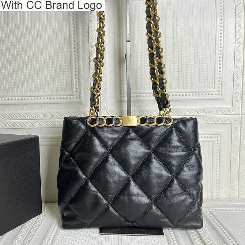 

CC Totes 5A High Quality Designer Bags Luxury Ladies Handbag Original Classic Sheep Leather 24cm Large Capacity Shopping Bag Brand One Shoulder Messenger Bag Go, Box