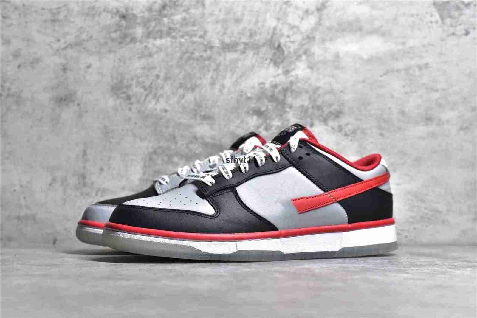 

Wholesale Sportswear Skateboard Shoes Duks Low CAU Athletics The Best Casual Sneakers For Men Women Dnks Black Team Scarlet-Classic, White black