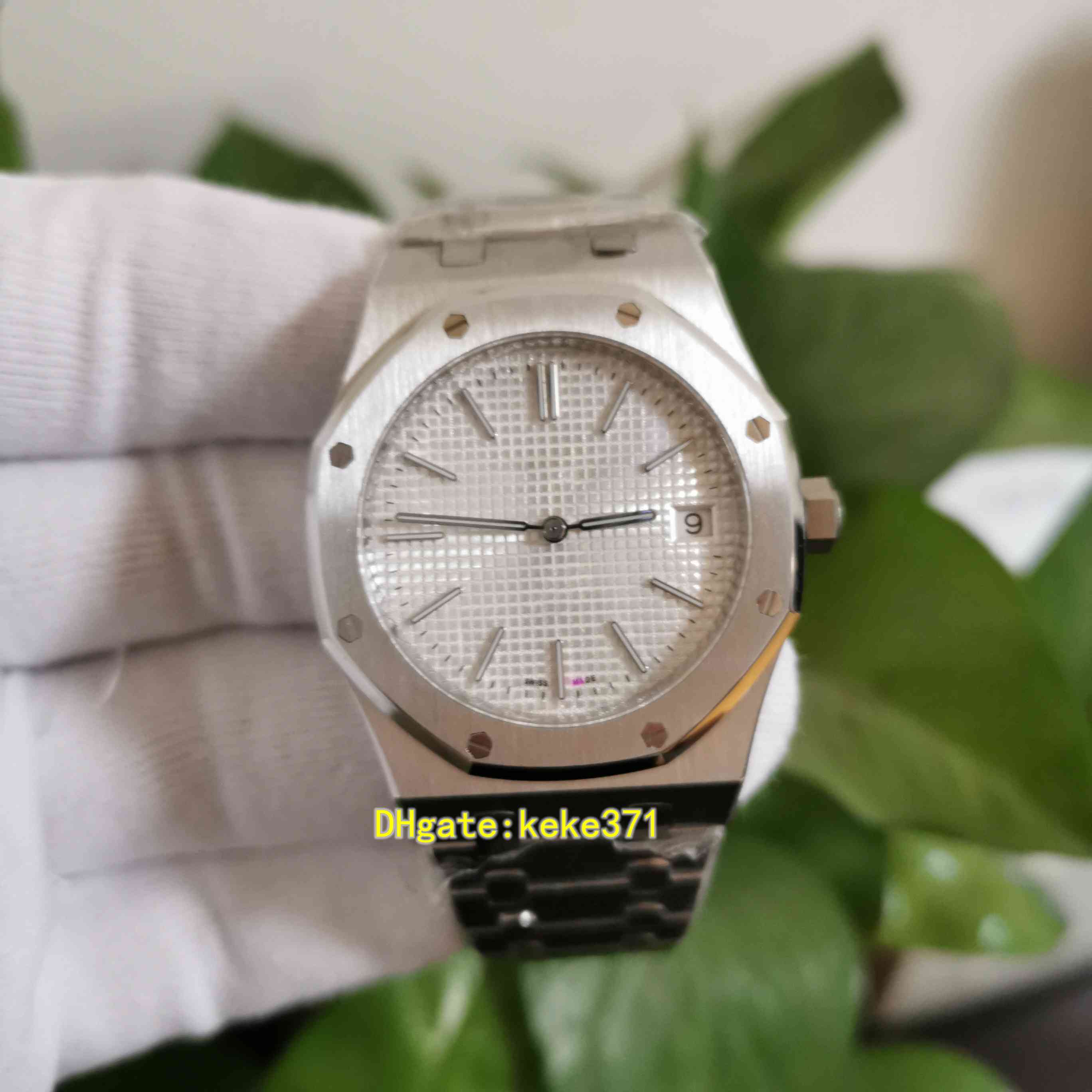 

Perfect Quality men Watches White Dial 39mm x 8.5mm 15202 15202IP.OO.1240IP.01 Sapphire Stainless VK Quartz Movement Mens Watch Men's Wristwatches, Buy watch