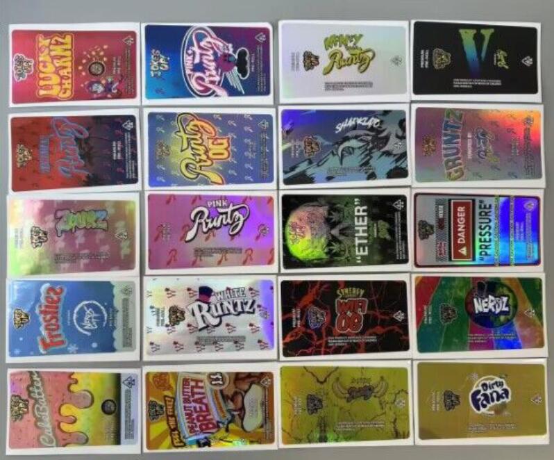 

Other Packing Shipping Materials Pre Roll Stickers Cali Packing Prerolled Cones Strain Labels Jokes Up Runtz 1G Preroll Packaging St Dh4Js