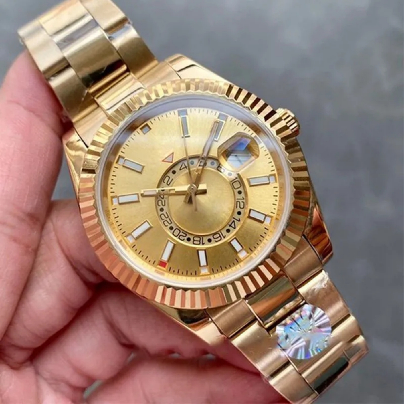 

With original box Mens Automatic Watch Automatic 2813 movement Watches Stainless Steel 41mm Luminous Waterproof Wristwatches Gifts, Style 5 original box+watch