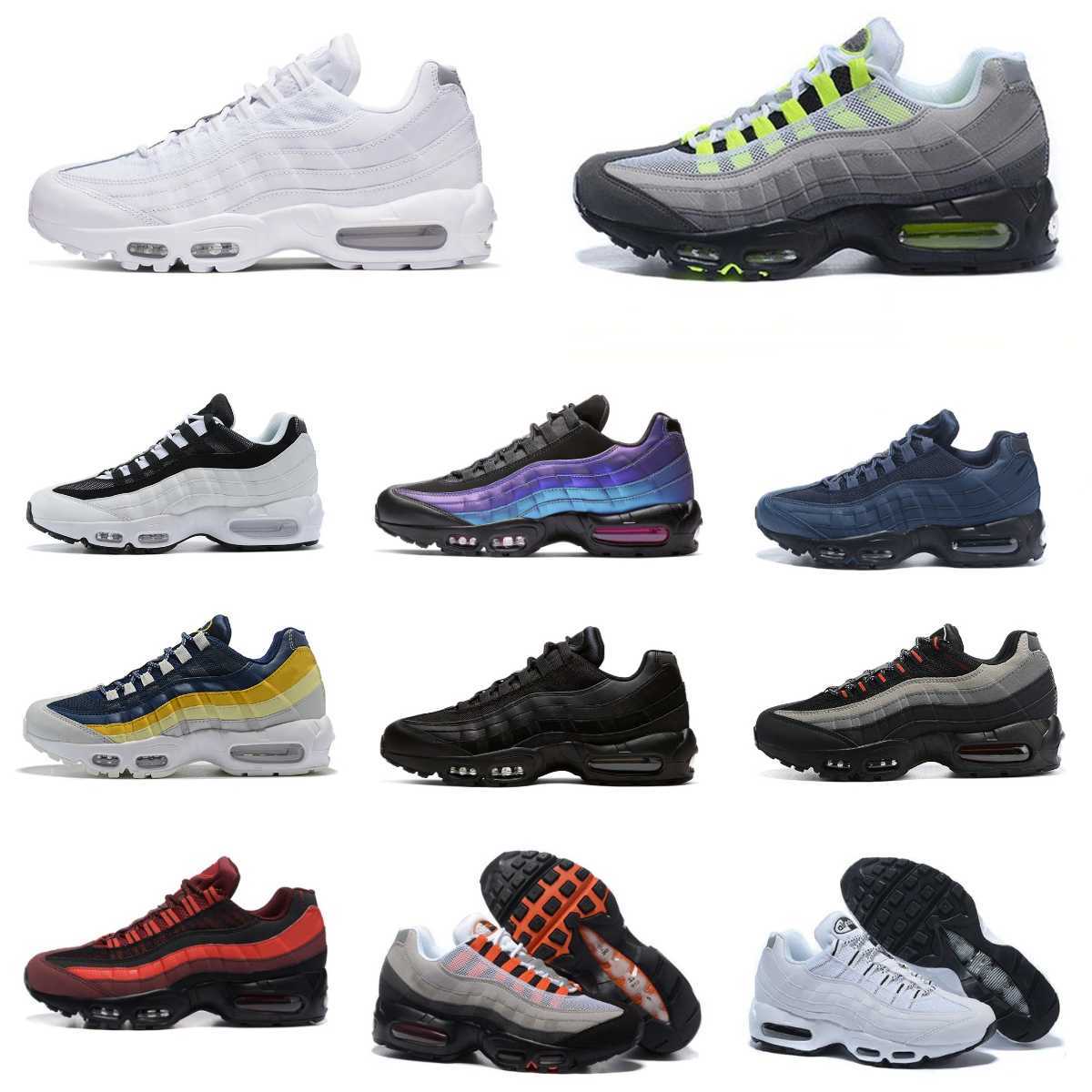 

Trainer 95 Mens Sports Shoes Yin Yang OG Airs Solar Triple Black White Blue Worldwide Seahawks Particle Grey Neon Laser Fuchsia Red Greedy 3.0 Designers Sneakers, Please contact us
