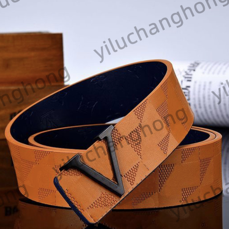 

Fashion Classic Printed Belt Designer Smooth buckle Genuine Leather Casual Belt Width 38mm Belts Women Man belts strap A88